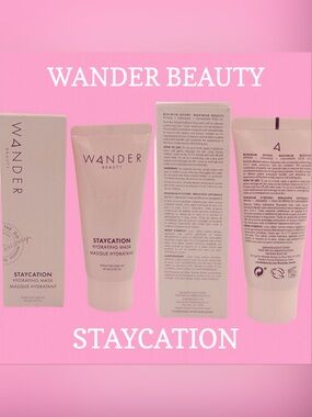 NWT NIB WANDER BEAUTY STAYCATION HYDRATING MASK MINIMUM EFFORT! MAXIMUM RESULTS!